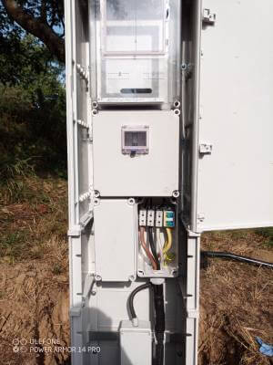 Süllyesztett földkábeles mérőhely